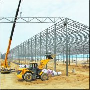 鋼結(jié)構件工程安裝使用施工案例